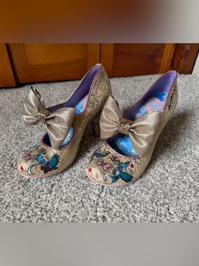 Rare Disney Cinderella Irregular Choice Shoes So This Is Love Heels US 7